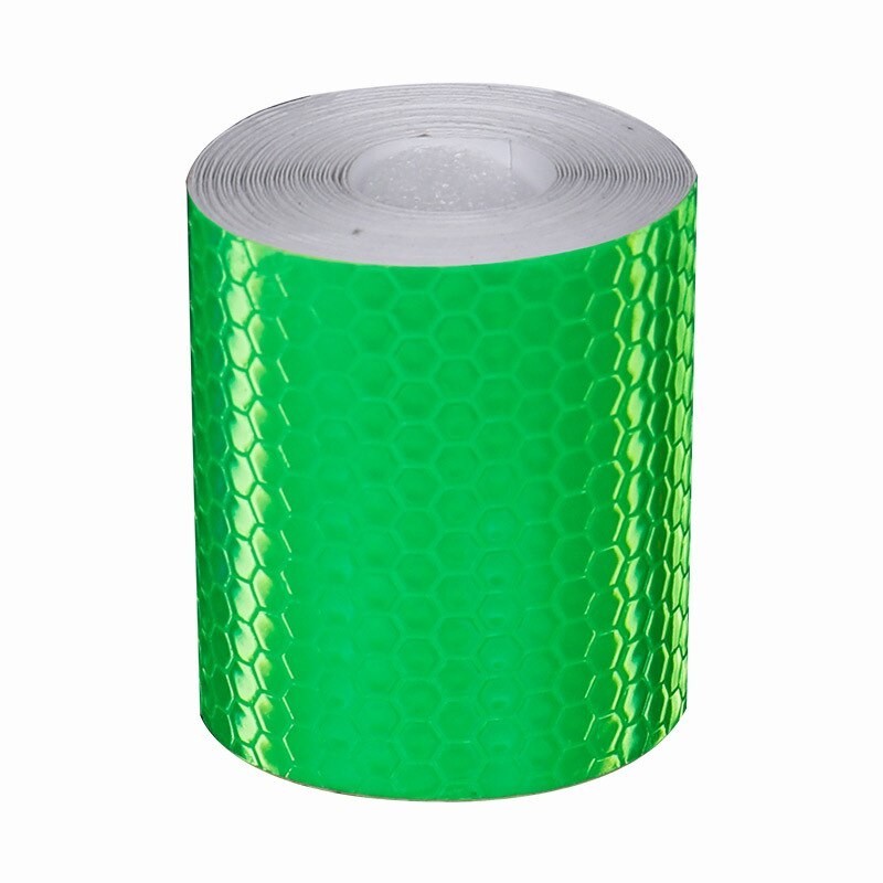 Samolepící reflexní páska na kolo (3m) - Zelená