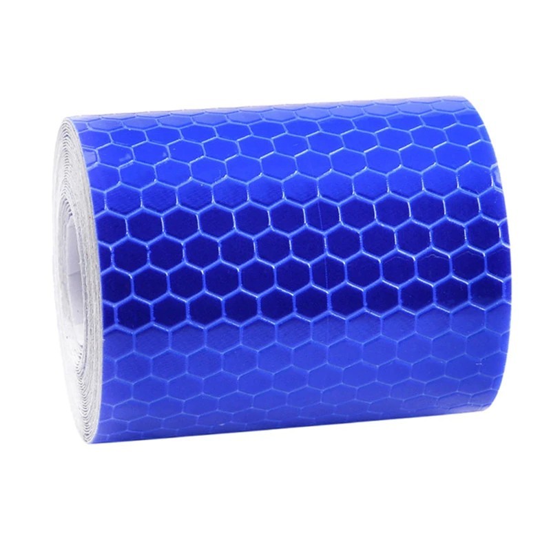 Samolepící reflexní páska na kolo (3m) - Modrá