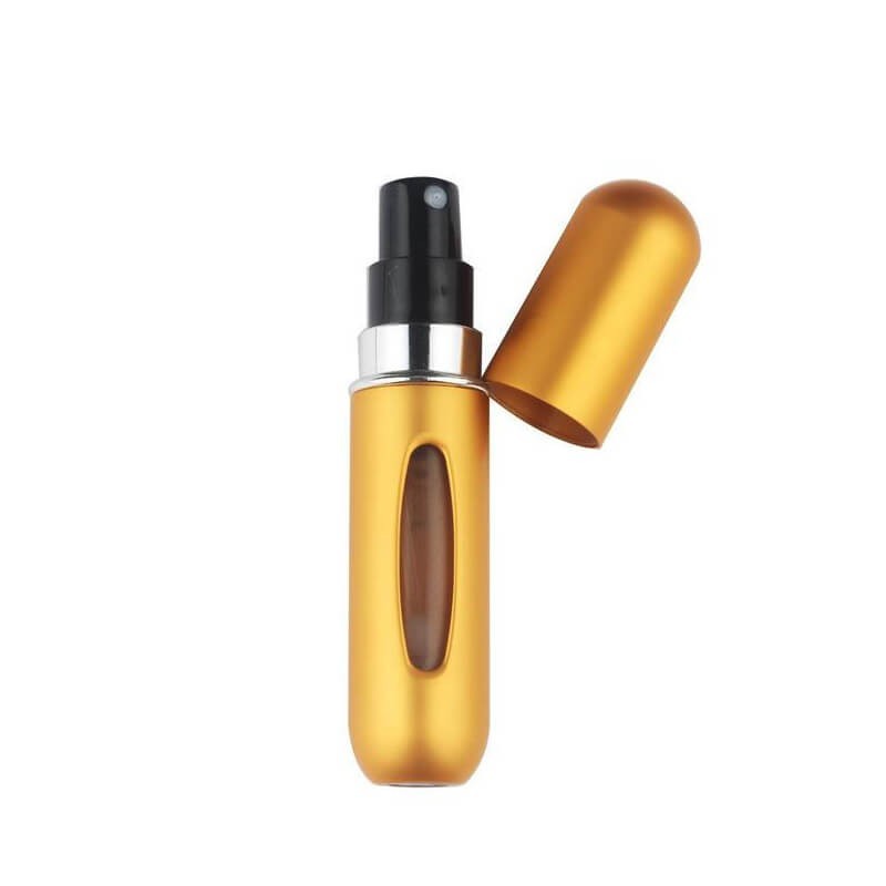Plnitelný parfémový rozprašovač Zlatý