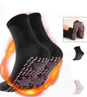 Ponožky na zateplení nohou - 1 pár - černé