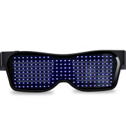 Párty brýle s LED displejem Modré