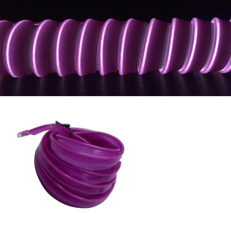 LED pásek na palubní desku, dekorační pásek do auta fialový