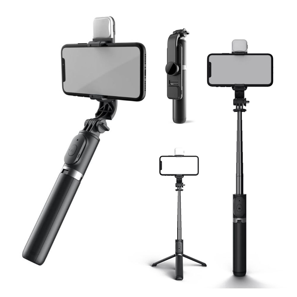 Prenosná Bluetooth selfie tyč so statívom