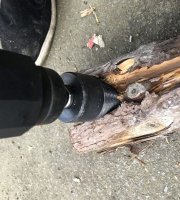 Štípací kužel na dřevo s adaptérem HEX