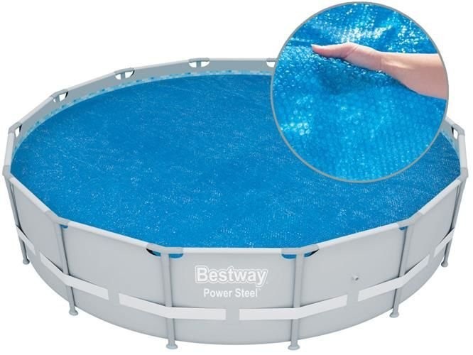 Bestway bazénový solárny ochranný kryt, krycia fólia, 457 cm