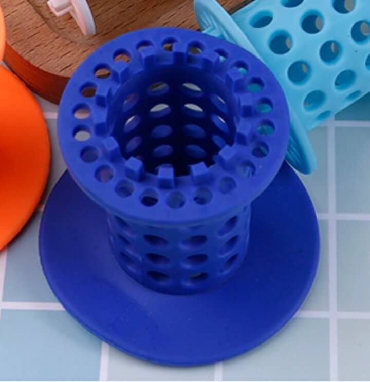 Odtokový filtr do koupelny/kuchyně Modrý