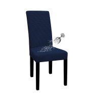 Voděodolný potah na židli 4 ks Tmavě modrý