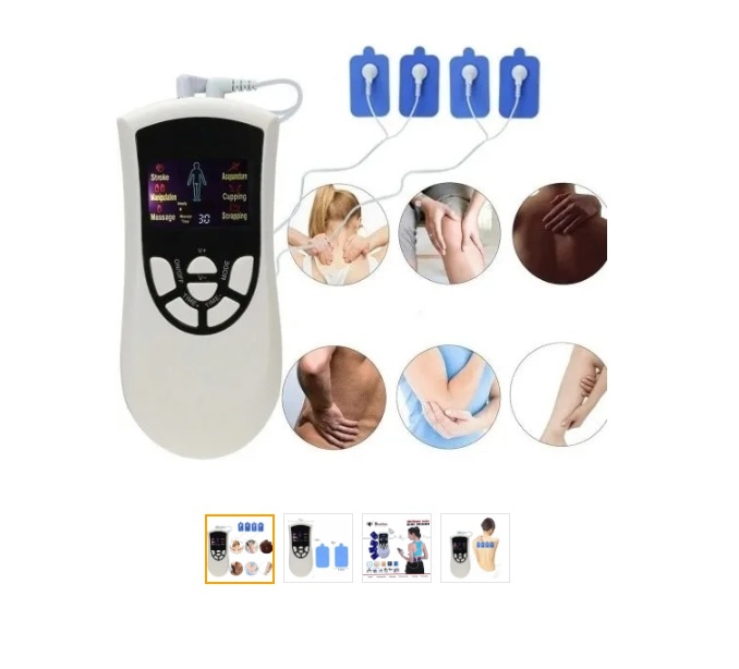 Elektrostimulační masážní přístroj se 4 elektrodami