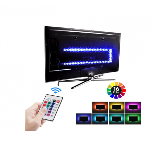 USB RGB podsvícení pro TV s dálkovým ovládáním