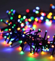 148 LED vánoční řetěz 10,4 m v různých barvách