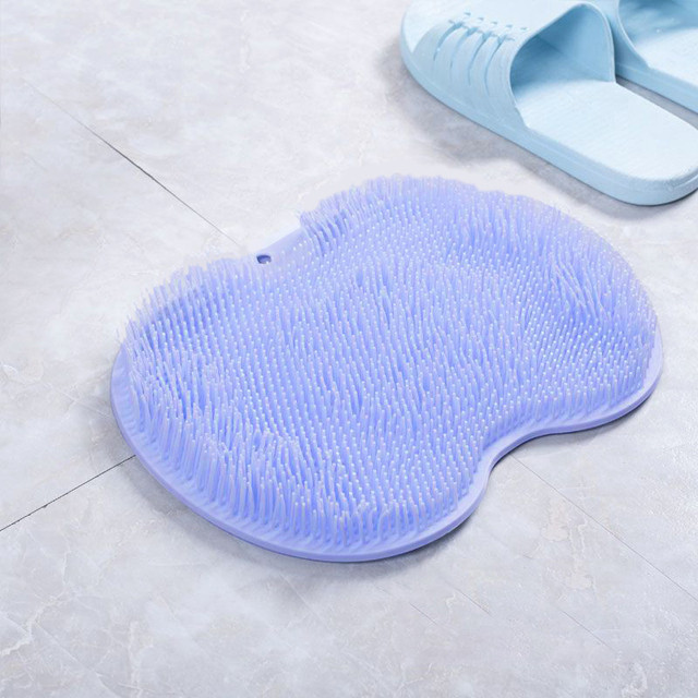 MassageBrush Kartáč na mytí nohou a relaxační masáž Modrá