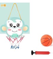 Veselý mini basketbalový koš s míčem Opice