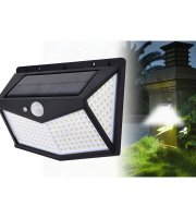 Solární nástěnná lampa se 100 LED a pohybovým senzorem