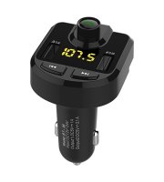 Bluetooth FM transmitter se slotem USB a na MicroSD kartu, s funkcí handsfree