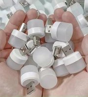 Sada Mini USB nočních lamp Teplá bílá 10 ks