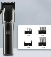 Boxili Hair Clipper - Akumulátorový zastřihovač vlasů a vousů se 4 hlavami