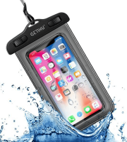Vodotěsné pouzdro na telefon Černé