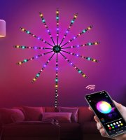 Bluetooth LED pás ovladatelný z telefonu, ohňostroj