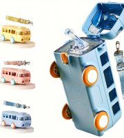 500 ml kreativní láhev ve tvaru autobusu pro děti