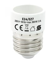 Adaptér na objímku Home E14/E27, max. 2 A