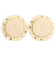 Neviditelný plastový magnetický knoflík Béžový