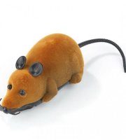 Hračka pro kočky myš na dálkové ovládání Hnědá s černýma ušima