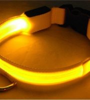 LED obojek Žlutý M
