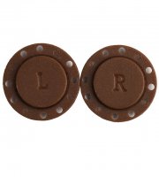 Neviditelný plastový magnetický knoflík Hnědý