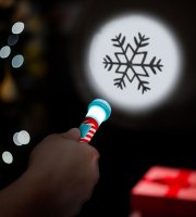 Vánoční baterka – LED, 5 druhů světelných vzorů