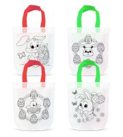 Taška na vybarvení – se 4 fixy – 24 x 22 cm – 4 druhy