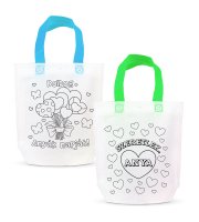 Dárková taška na vybarvení – se 4 fixy – 24 x 22 cm – 2 druhy