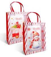 Vánoční dárková taška – 32 x 25 x 11 cm – 2 druhy