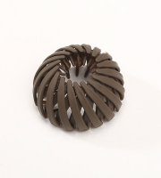 Ozdoba do vlasů, spona na drdol hnědá