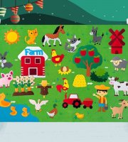 Pohádková rozvojová hračka farma
