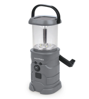 EASYMAXX Solární lampa s rádiem, s dynamem