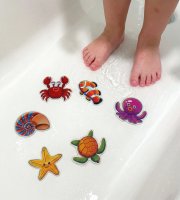 Samolepicí protiskluzové nálepky – mořské motivy – 6 ks / balení