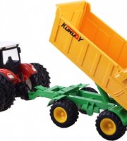 Sklápěcí přívěs k hračkářskému traktoru