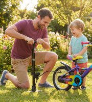 Ruční pumpa – 38 x 500 mm – černá