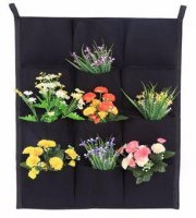 Nástěnný 12-kapesní květinový držák