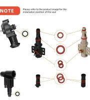 Silikonové těsnicí kroužky Philips Saeco Spidem Gaggia Krups Solis kompatibilní s kávovary