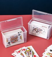 2 ks Průhledná krabička na karty
