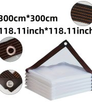 Jeden kus průhledná vodotěsná plachta