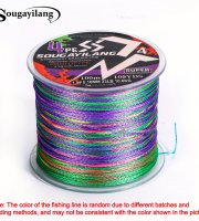 Sougayilang 4-pramenný PE pletený rybářský vlasec – silný, odolný a s dlouhou životností