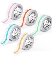 Protiskluzová lepicí páska – s fosforeskujícím značkovacím pruhem – 5 m x 50 mm – 5 druhů