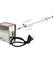 Elektrický otočný rožeň z nerezové oceli