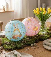 Velikonoční dekorace - lampion - papír - Ø30 cm