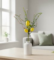 Velikonoční stromek z vajíček – žlutý – 28 x 16 cm