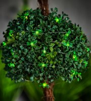 Solární LED světelný řetěz – vážka – 2,4 m – 25 LED – teplá bílá