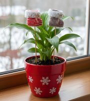 Zápichová dekorace – bota – 50 x 7 cm – 4 druhy