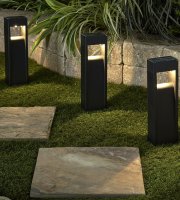 Zápichová solární lampa – 2 teplé bílé LED – 33 x 8 x 5 cm